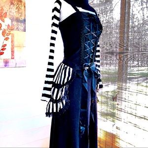 Ruffled Bustle Skirt